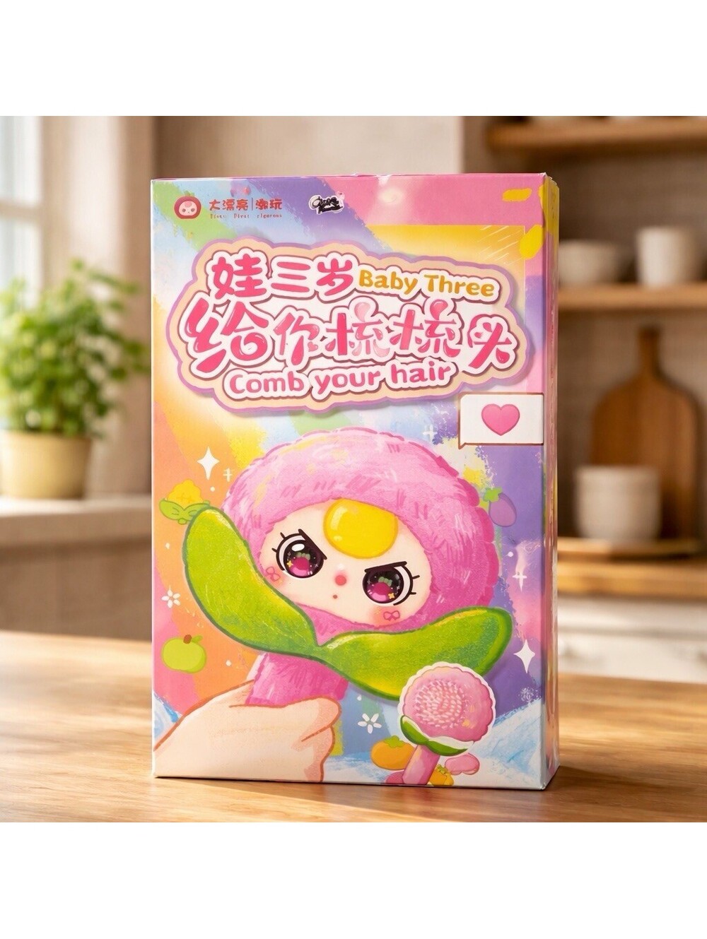 Cureplaneta Baby Three Brush Your Hair Plush Blind Box Multicolor Cute Theme